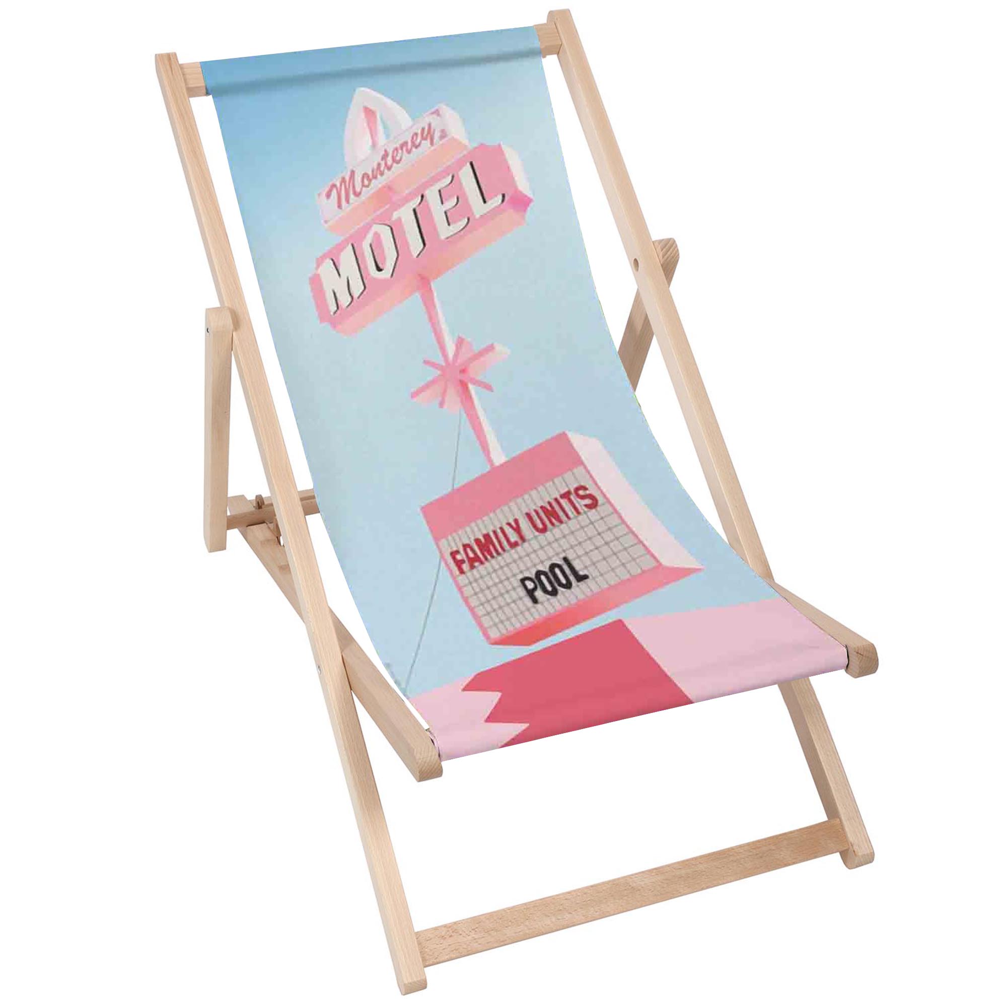 Leżak drewniany Motel Miami