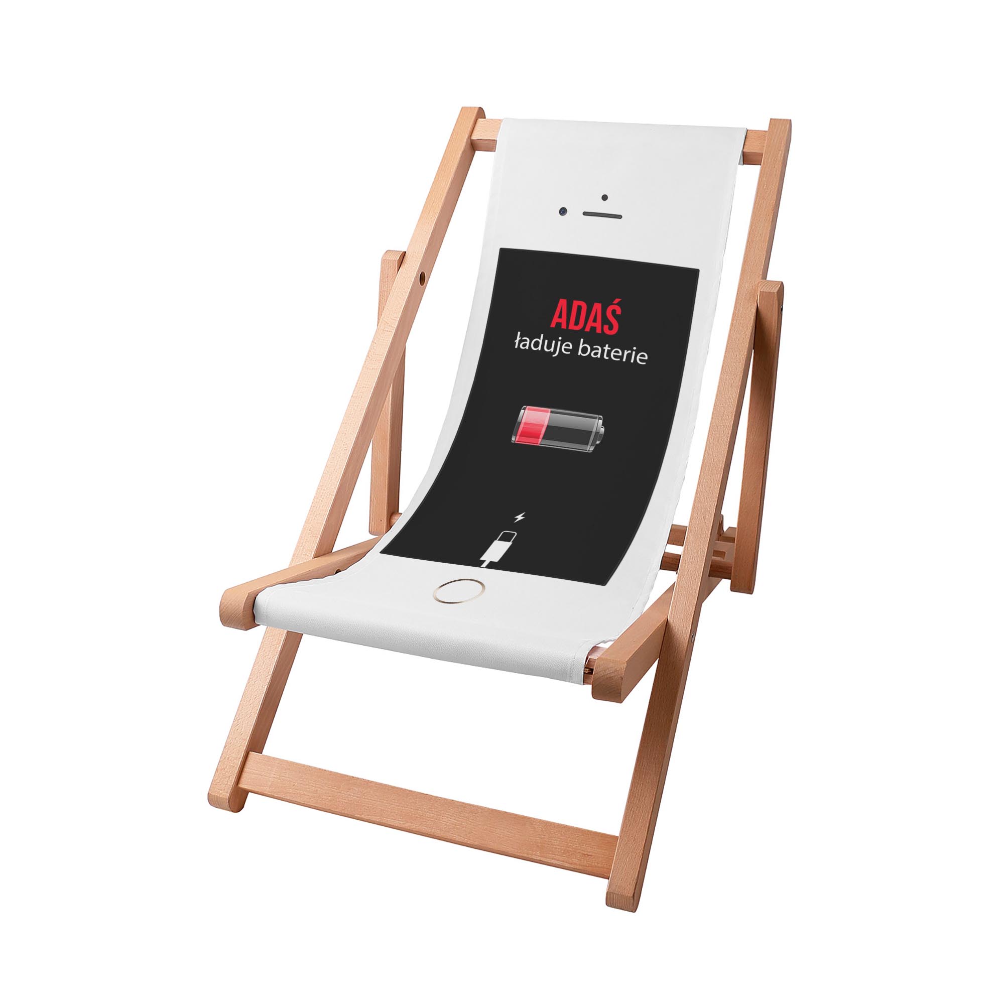 Komplet leżaków 2+1 Personalizacja Baterie