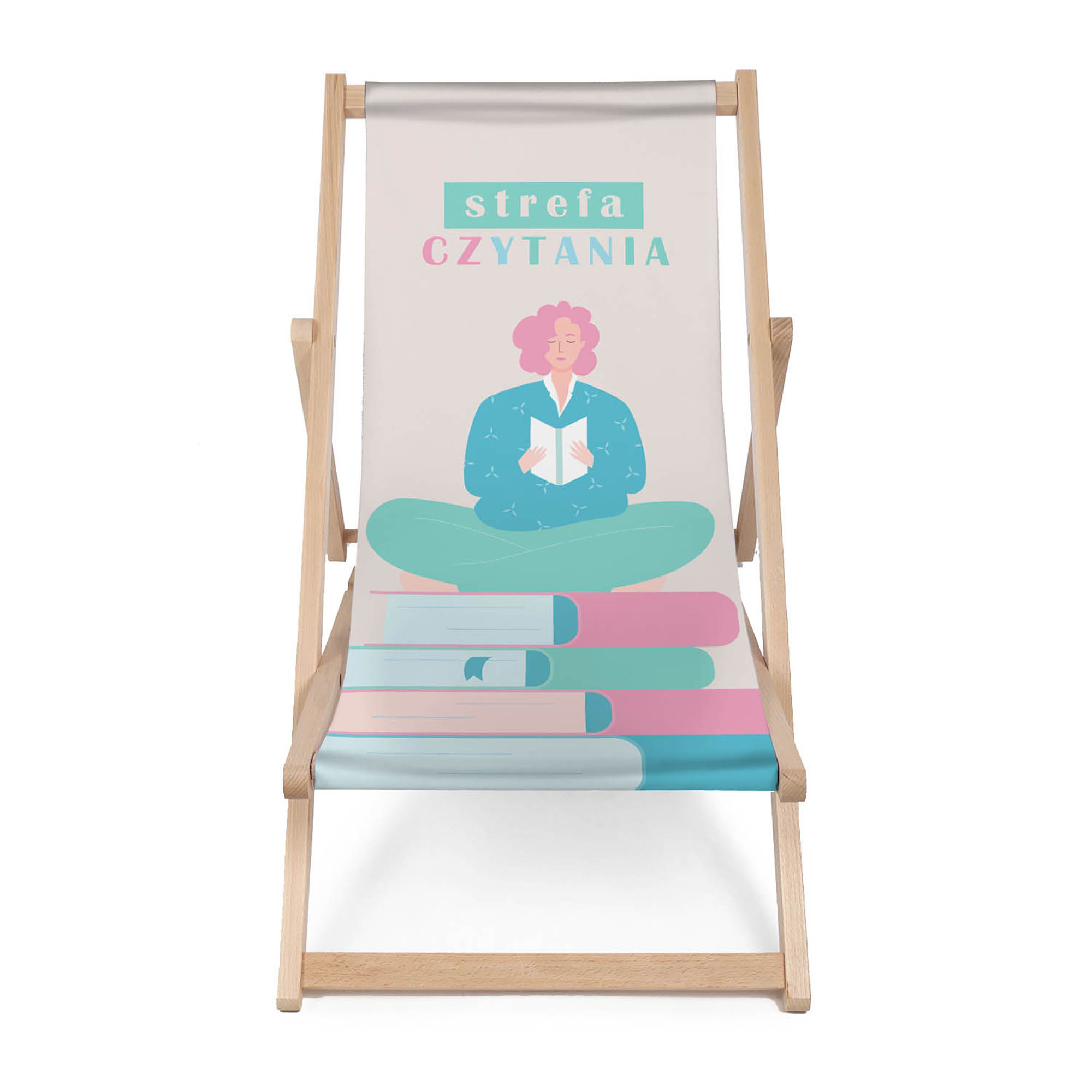 Leżak drewniany Strefa Czytania