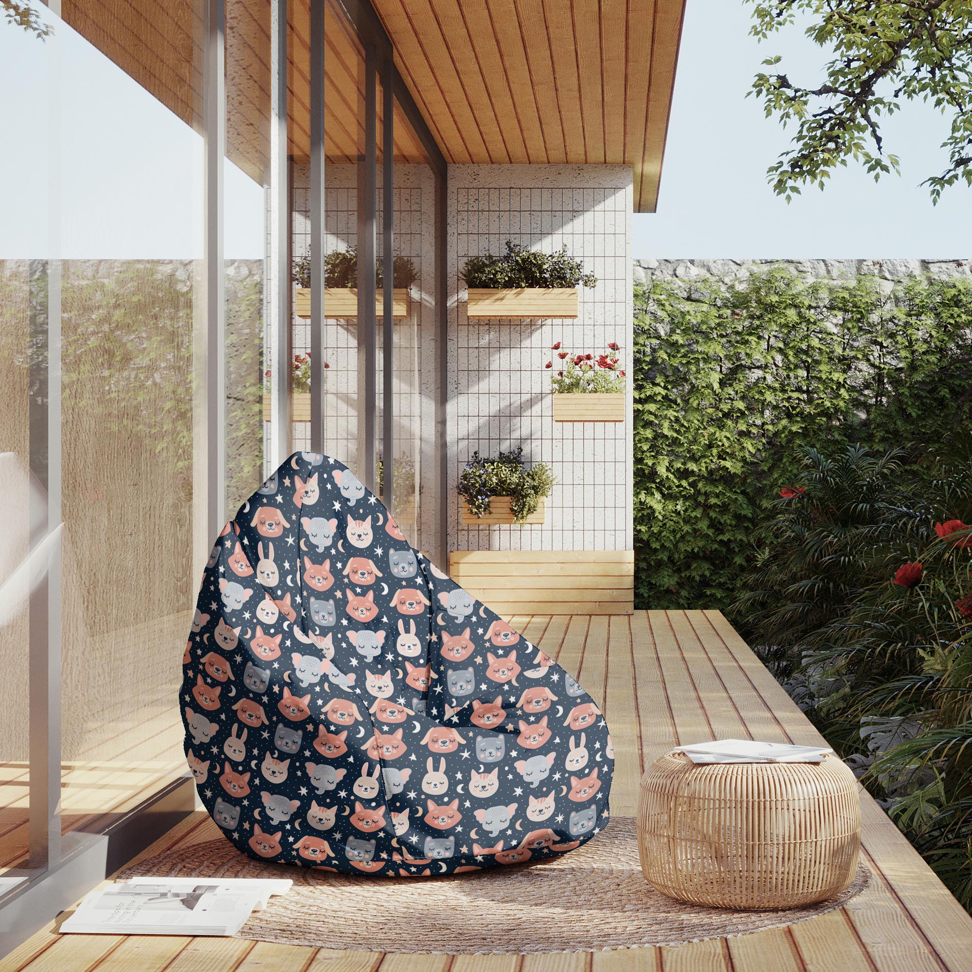 Puf dziecięcy Malaga Worek Sleeping Animals