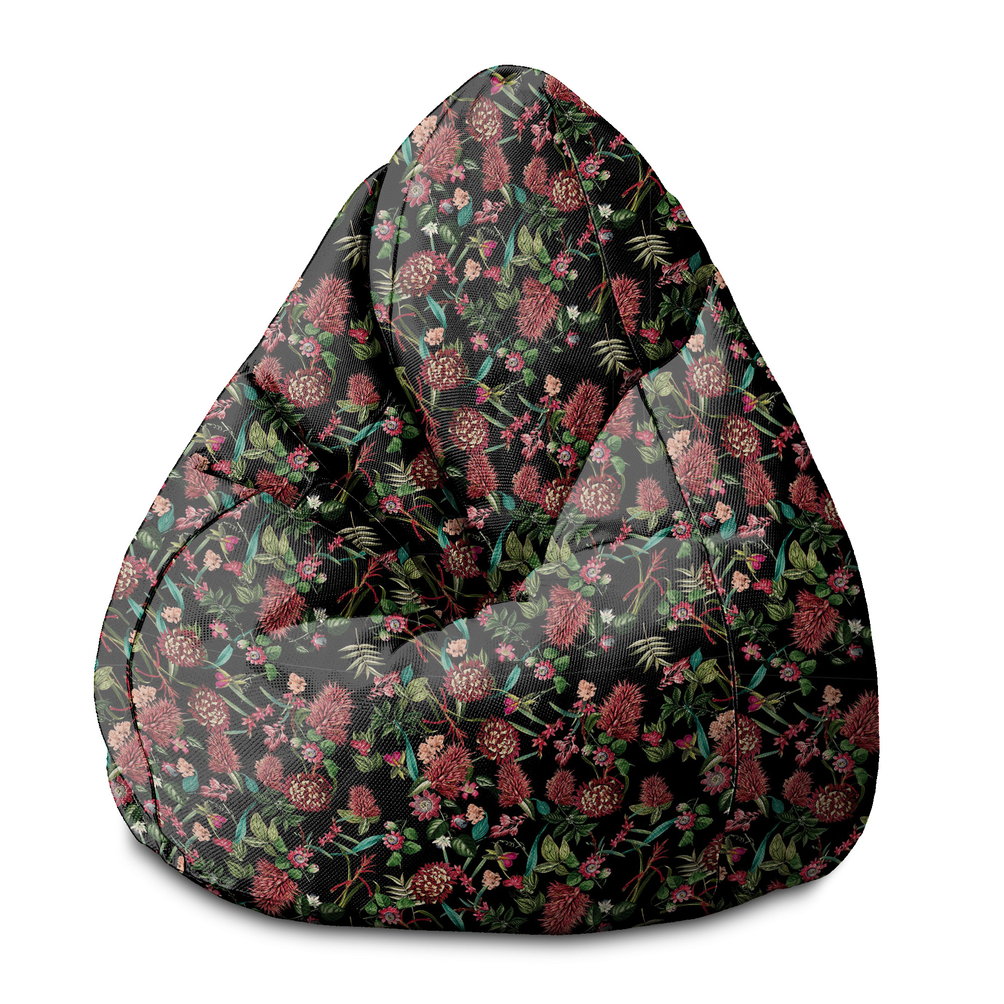 Puf Chicago Worek Sako Dark Jungle Red