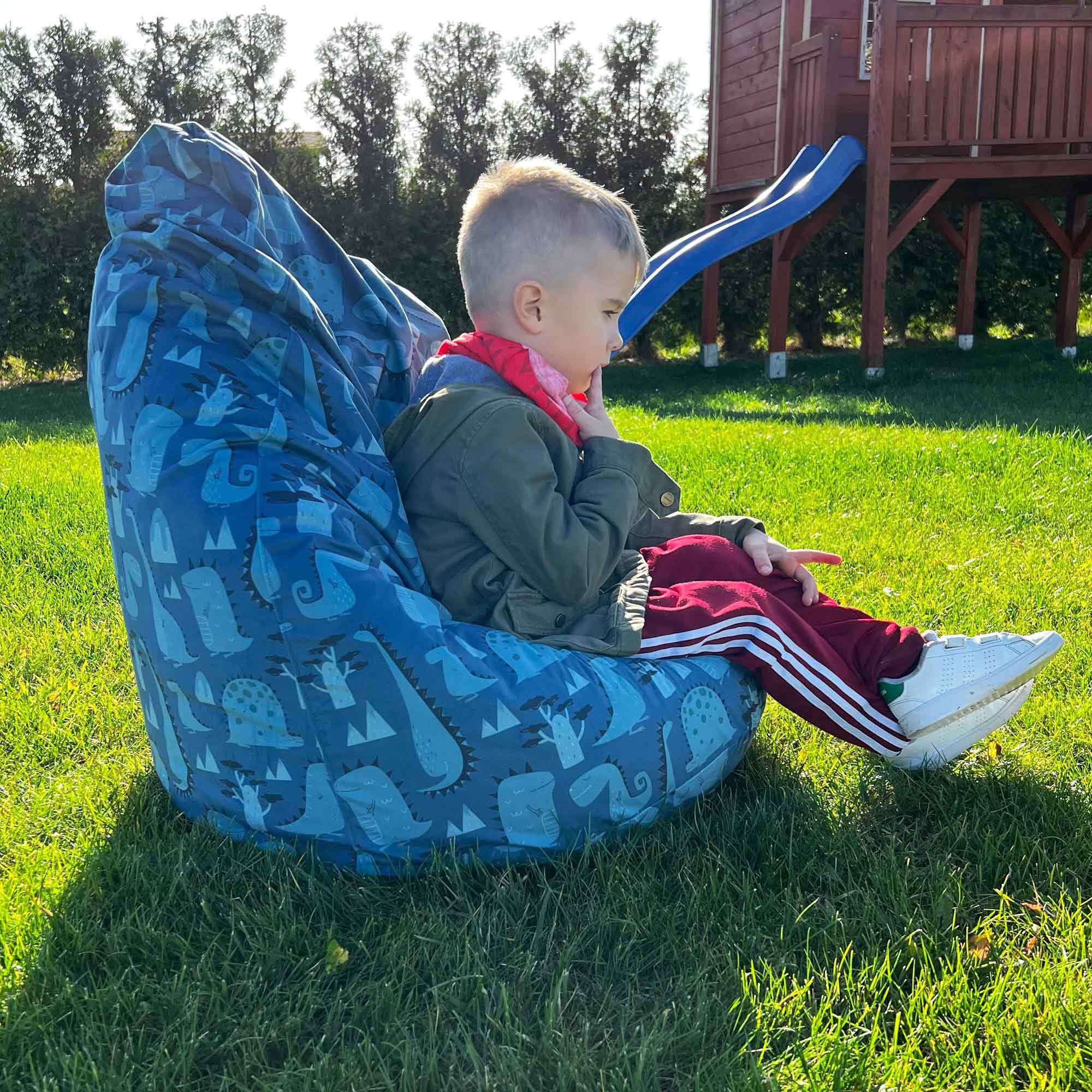 Puf Chicago Worek Sako Dark Jungle Red