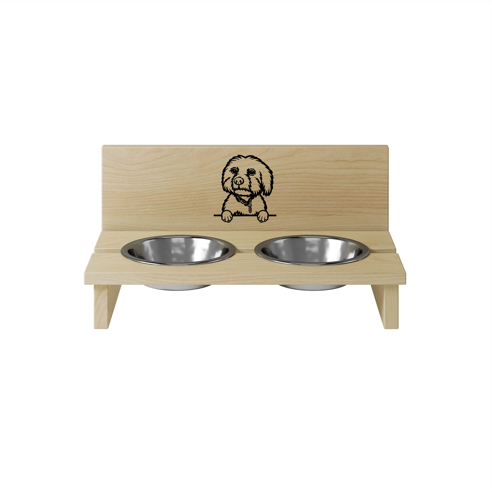 Stojak na miskę dla psa Maltipoo