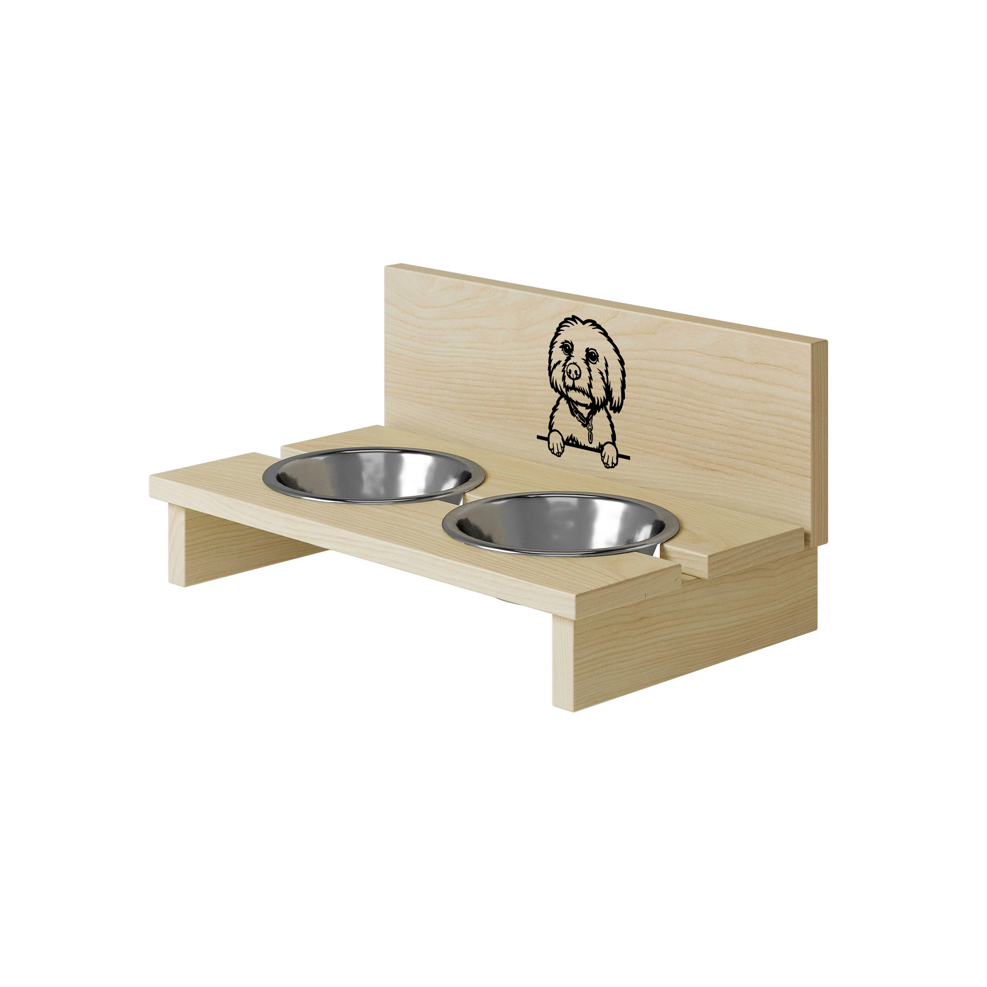 Stojak na miskę dla psa Maltipoo