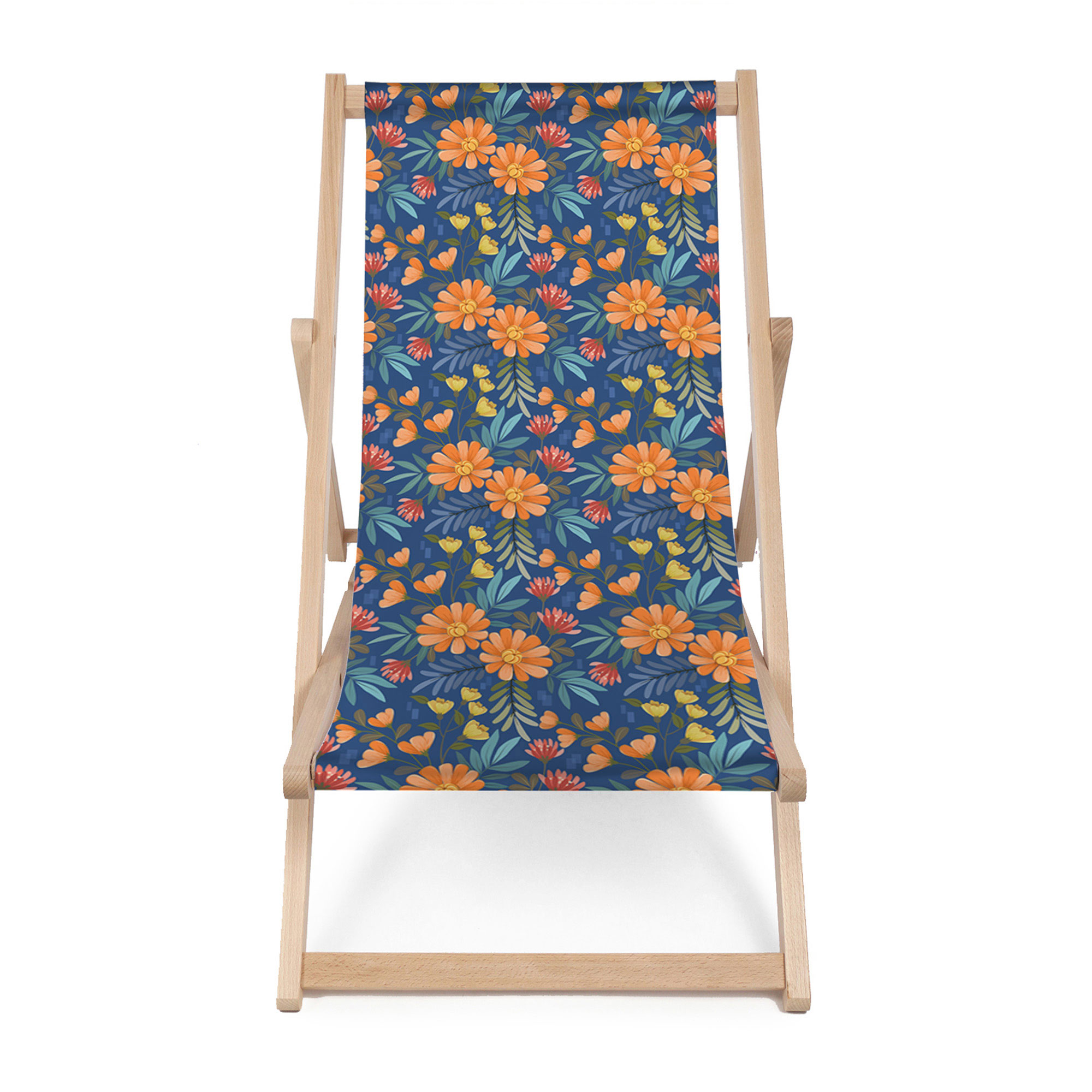 Leżak drewniany Flower Bloom