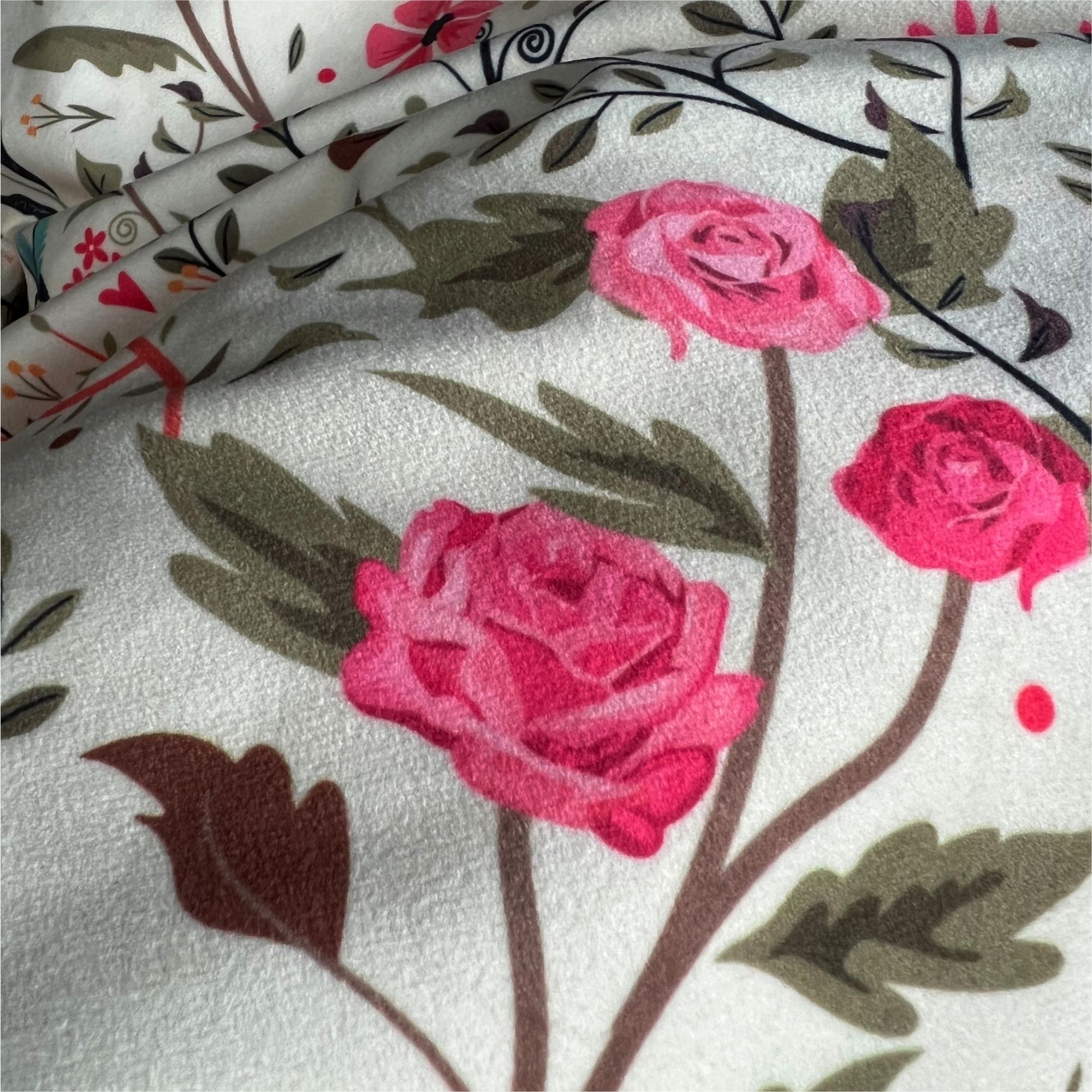 Puf Chicago Worek Sako Herbal Leaves Pattern