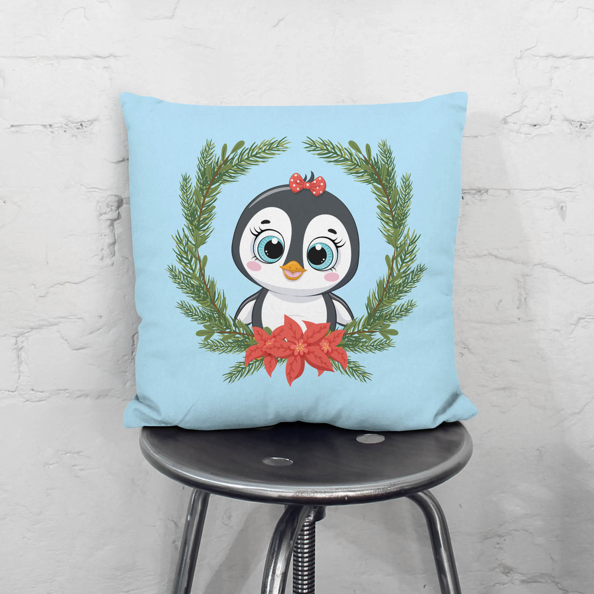 Poduszka Pingwin w Wiązance