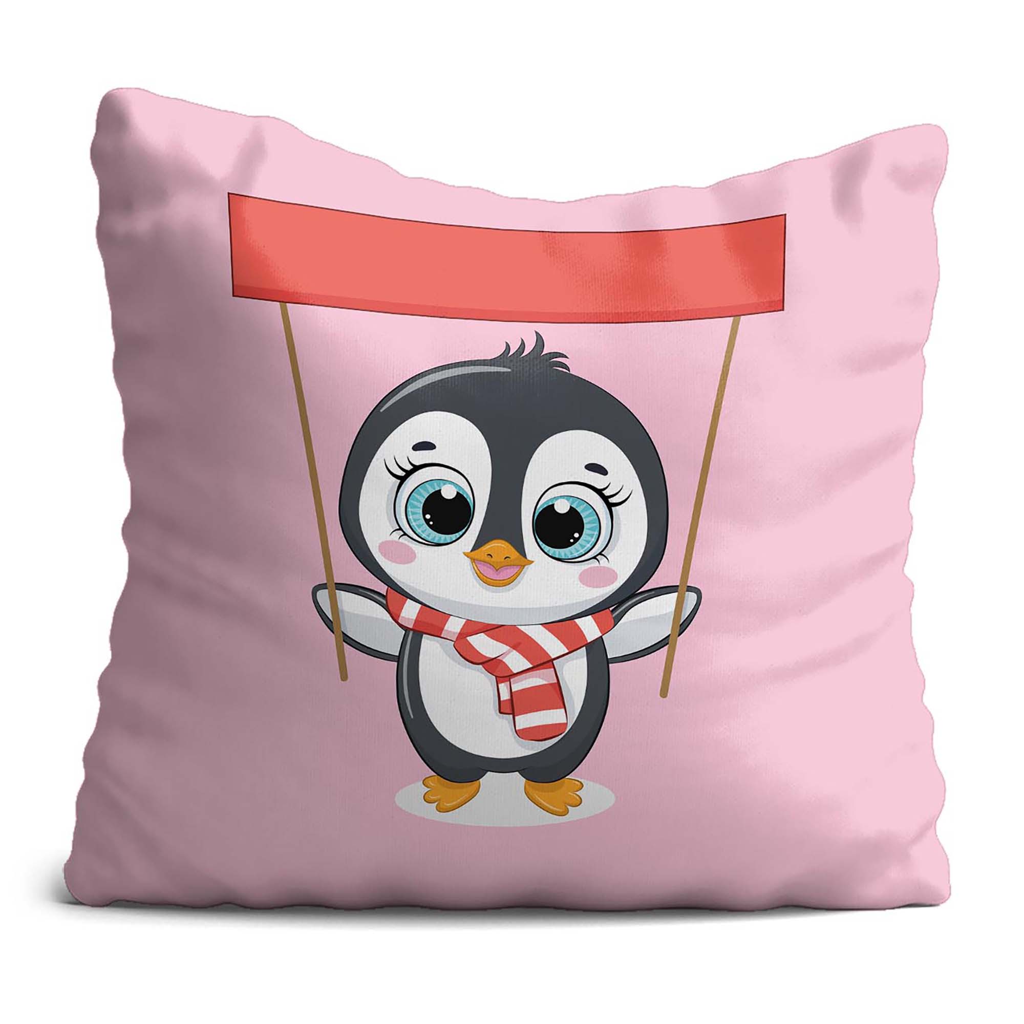 Poduszka Pingwin Świąteczny PERSONALIZACJA