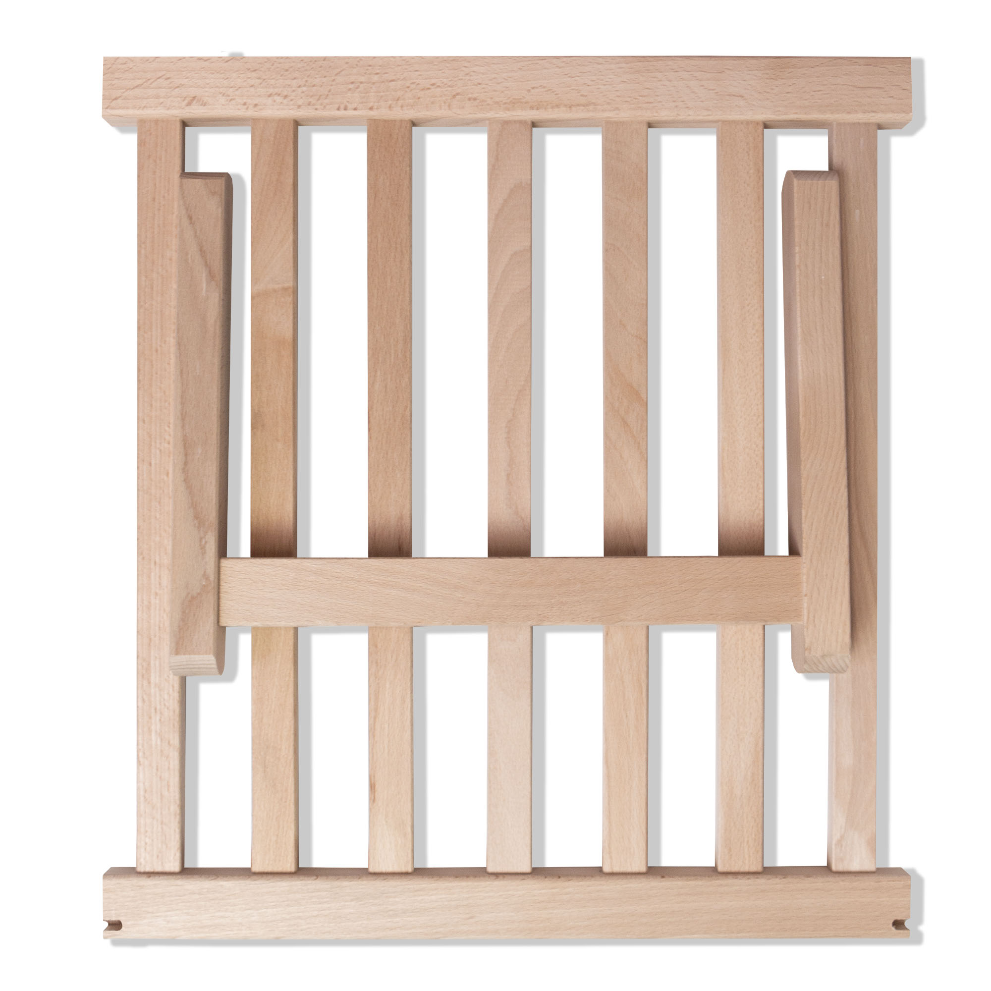 Leżak drewniany z podnóżkiem drewnianym Sky