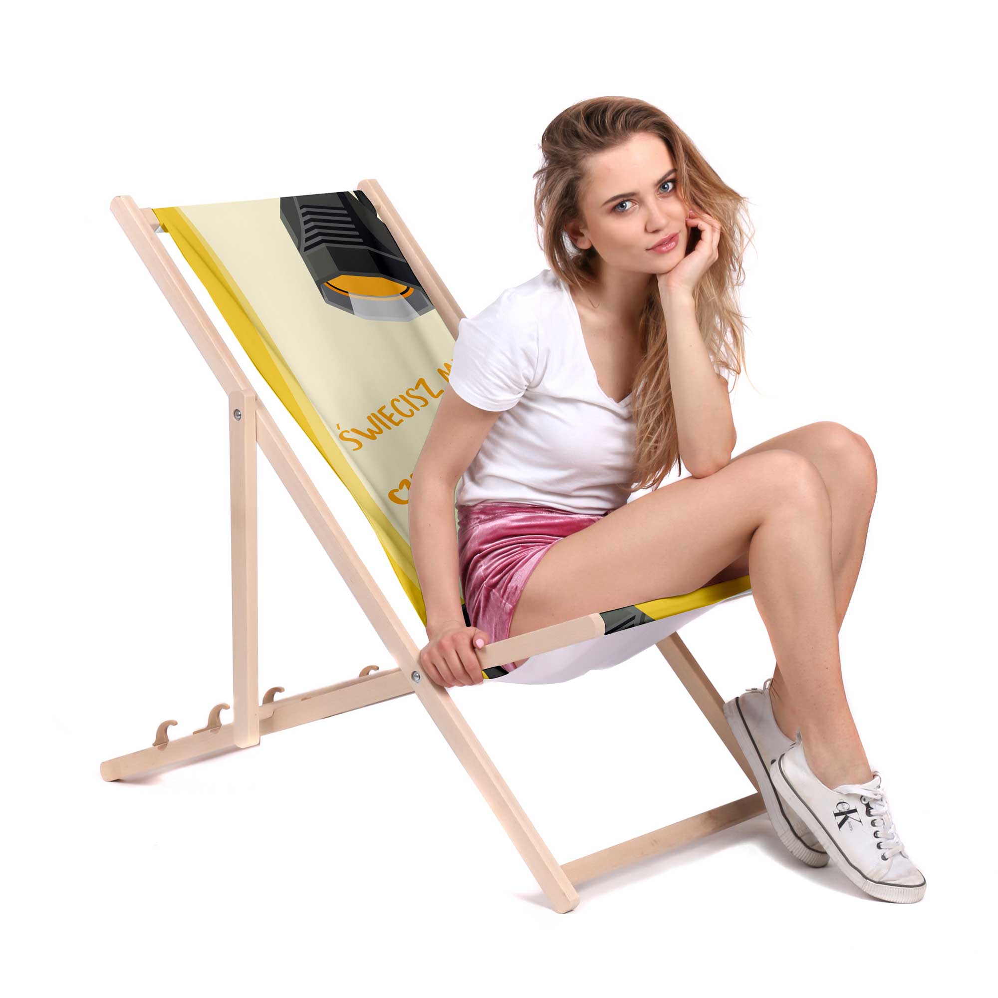 Zestaw Leżak i stolik Świecisz mi czy sobie?