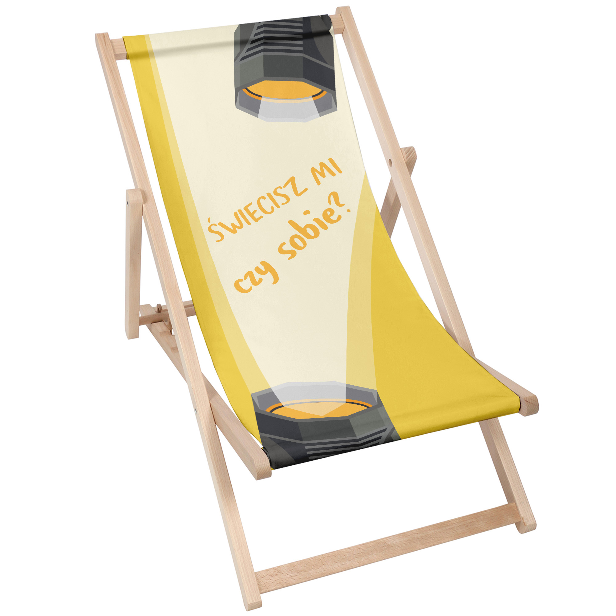Zestaw Leżak i stolik Świecisz mi czy sobie?