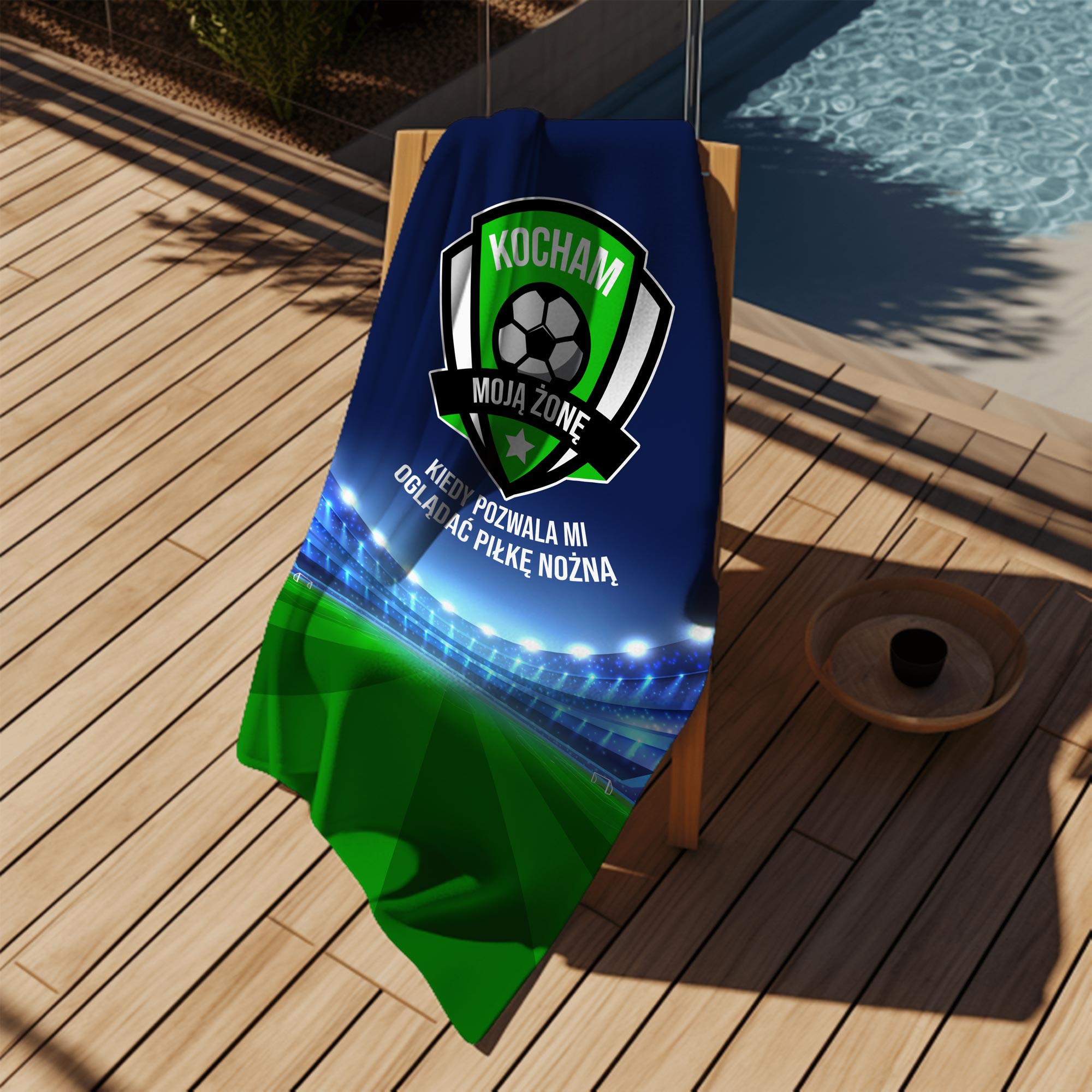 Ręcznik Moje serce jest na murawie 