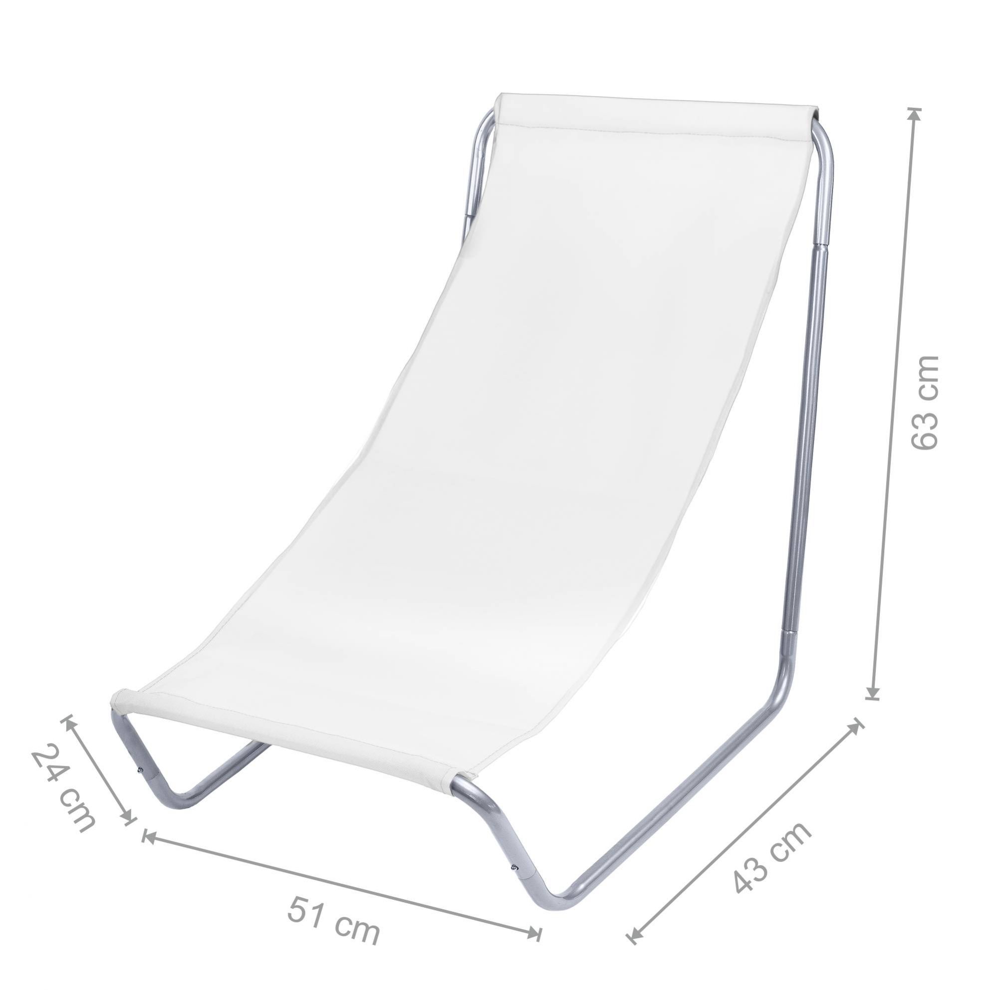 Leżak metalowy Blossoms